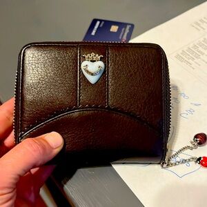 Juicy Couture leather strawberry theme wallet